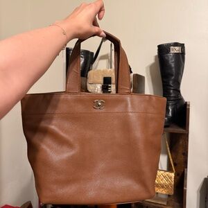 Chanel Leather Tote Bag